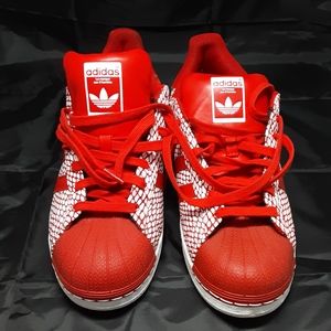 Adidas Superstar Snake Pack Red S82730